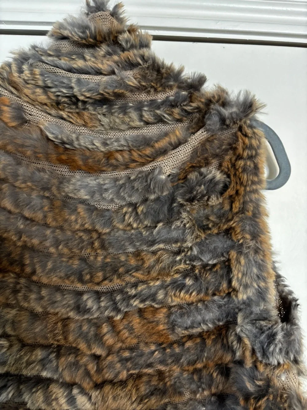 Mitchie’s Fur Open Front Vest One Size
